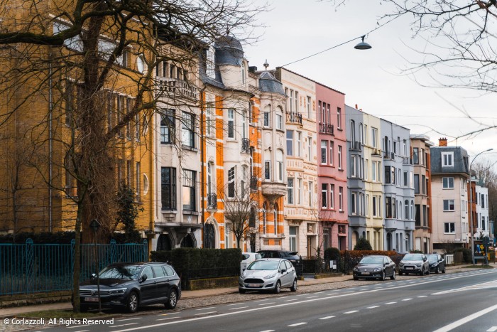 Gent - straat in Miljoenenkwartier